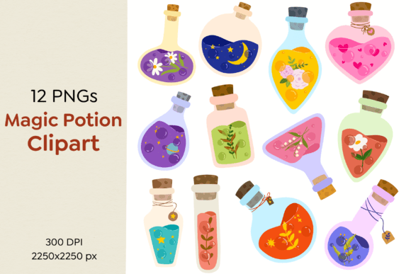 Choosing the Right Magic Potion Bottle PNG Clipart for Professional and Creative Projects