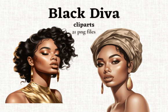 Elevate Your Designs with the Chick Black Girl Clipart Bundle