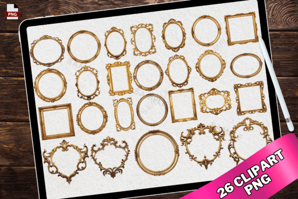 Elevating Design with Victorian Baroque Vintage Gold Frames
