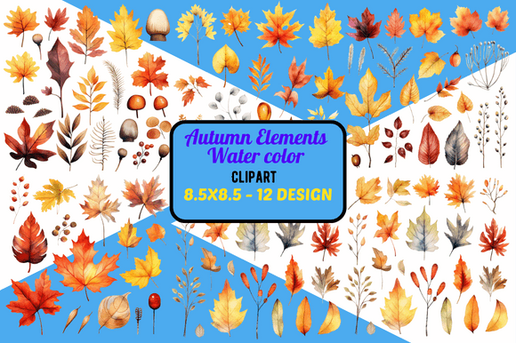Embracing the Season: The Versatility of the Autumn Elements Watercolor Collection