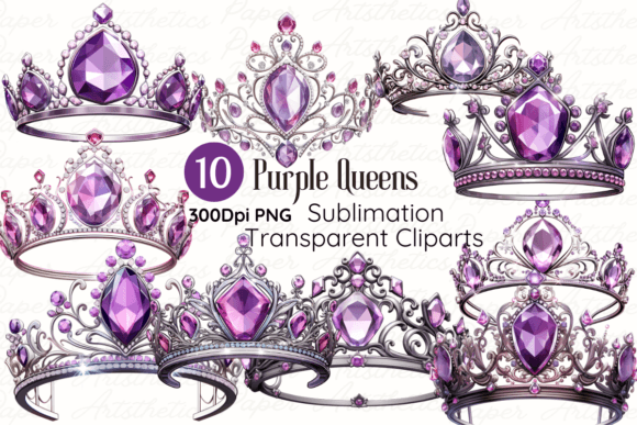 Purple Diamond Queen Tiara Clipart Guide