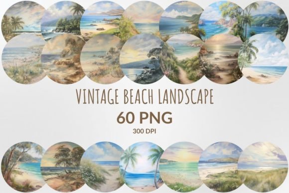 Unlocking Nostalgia: The Creative Power of the Vintage Beach Landscape Sublimation Pack