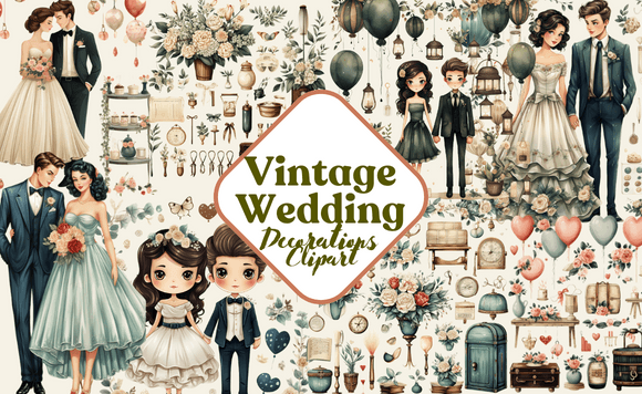 Vintage Wedding Decorations Clipart: A Practical Guide for Designers and DIY Creators